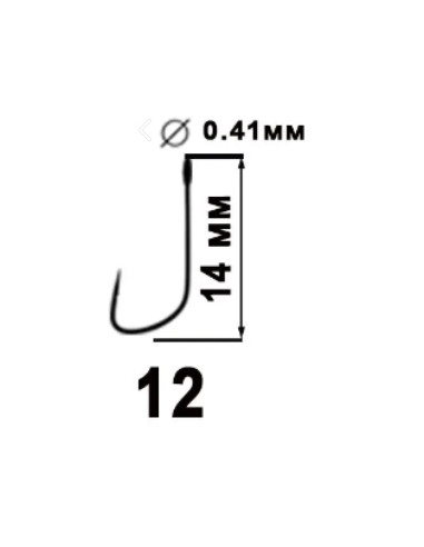 Крючок одинарный Angry Baits Big Eye Single 32...