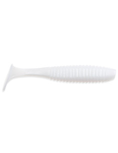 Съедобный силикон Виброхвост Shiner 4" цвет 13 White UV...