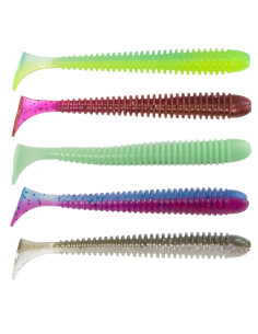 Съедобный силикон Виброхвост Zander Worm 3,6" цвет 42 AB...