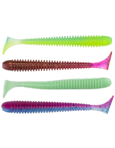 Съедобный силикон Виброхвост Zander Worm 4.5"...