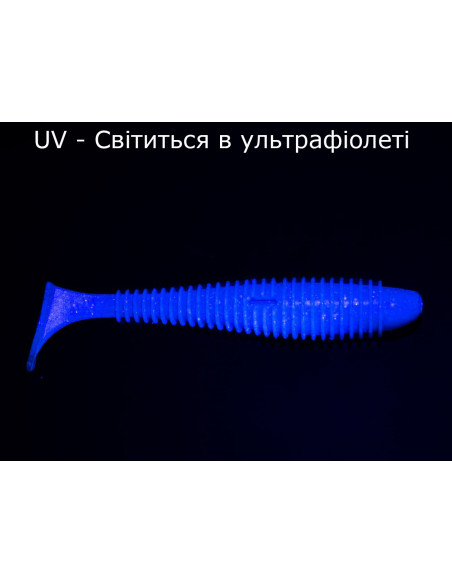 Їстівний силікон Віброхвіст Fatik 3.3" колір 50 June Bug UV кількість в пачці 5шт