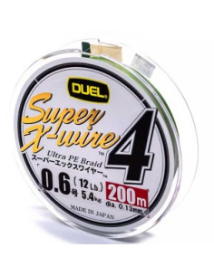 Шнур Duel Super X-Wire 4 200m 5Color Yellow Marking