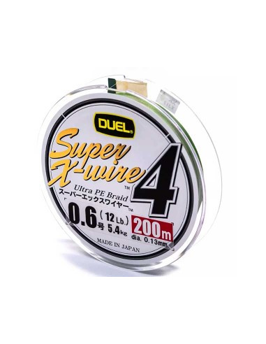 Шнур Duel Super X-Wire 4 200m 5Color Yellow...