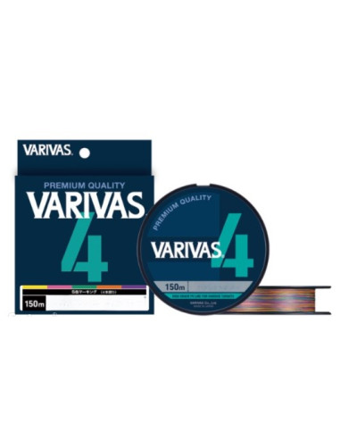 Шнур Varivas PE Line X4 Multicolor 150m