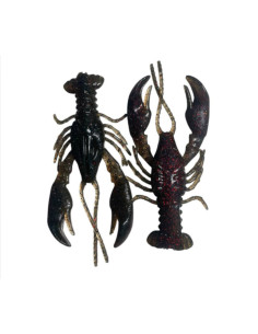 Їстівний силікон рак Kraken 3.6" 92мм колір 52 Red Craw...