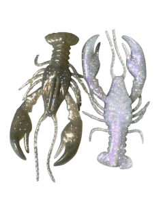 Съедобный силикон рак Kraken 3.6" 92мм цвет 55 Rainbow...