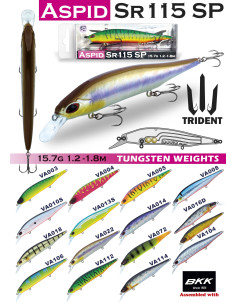 Воблер Минноу TRIDENT VA Aspid SR 115SP цвет VA104... 2
