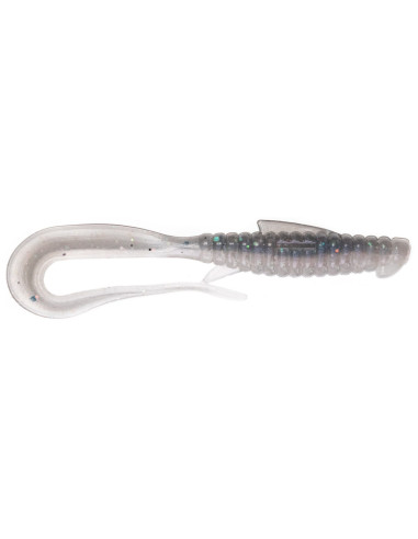 Твістер Mad Worm 2” 04 White Mouse UV – 8шт