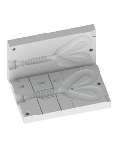 Рибальська форма для силіконових приманок DoubleTailGrub 3,5 дюймів ID T303 від MisterTwister 2