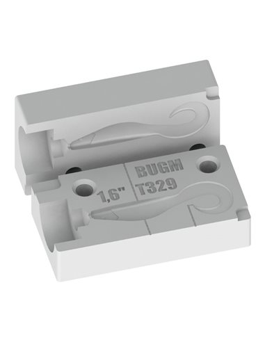Рибальська форма для силіконових приманок ActionShad 1,6 дюймів ID T329 від Manns
