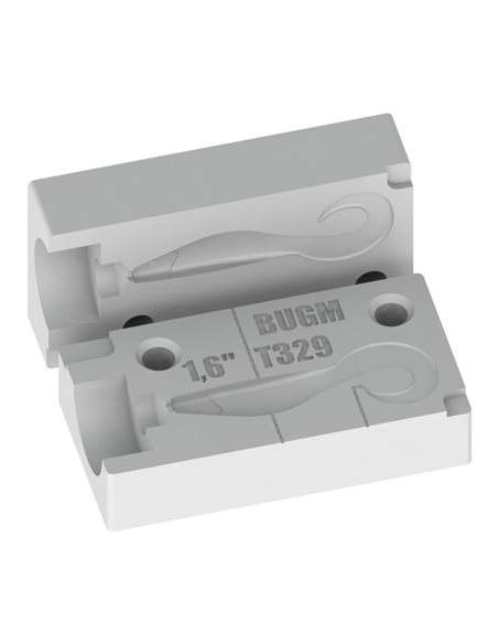 Рибальська форма для силіконових приманок ActionShad 1,6 дюймів ID T329 від Manns