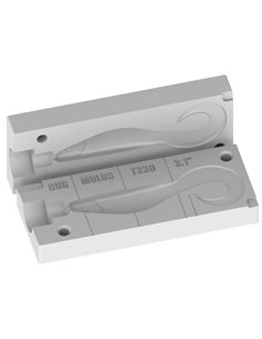 Рибальська форма для силіконових приманок ActionShad 3,1 дюймів ID T330 від Manns 2