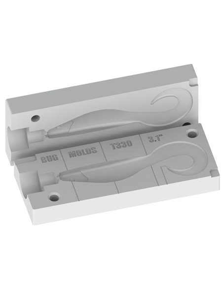 Рибальська форма для силіконових приманок ActionShad 3,1 дюймів ID T330 від Manns