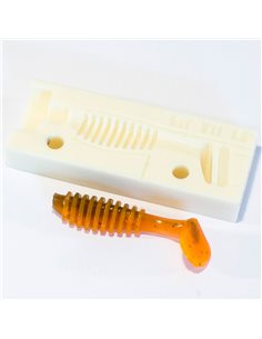 Рибальська форма для силіконових приманок BubbringShad 1,8 дюймів ID V11 від Reins 2