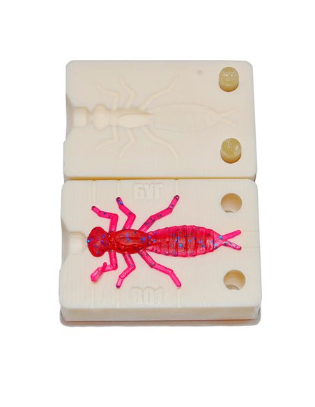 Рибальська форма для силіконових приманок DragonFly 1,4 дюймів ID B01 від Bugmolds