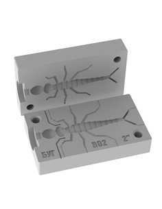 Рибальська форма для силіконових приманок DragonFly_2 2 дюймів ID B02 від Bugmolds 2
