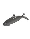 Рибальська форма для силіконових приманок Gegule 2 дюймів ID V227 від Orka