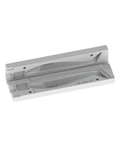 Рибальська форма для силіконових приманок ModifiedShad 5,2 дюймів ID V264 від Bugmolds