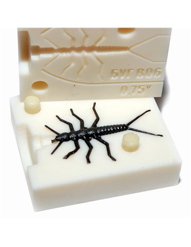 Рибальська форма для силіконових приманок CustomMayFly 0,75 дюймів ID B06 від Bugmolds
