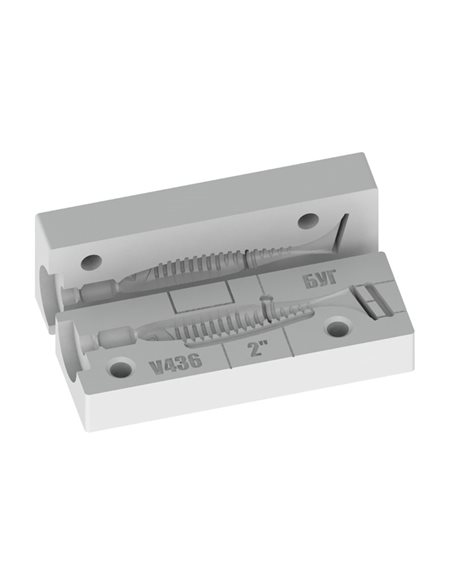 Рибальська форма для силіконових приманок CustomFlexRib 2 дюймів ID V436 від Bugmolds
