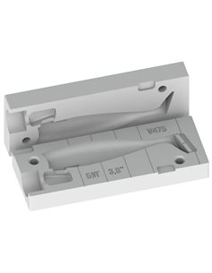 Рибальська форма для силіконових приманок Vibro 3 дюймів ID V475 від Bugmolds 2