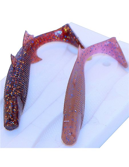 Рибальська форма для силіконових приманок Mullet 3,6 дюймів ID V507 від Riptide
