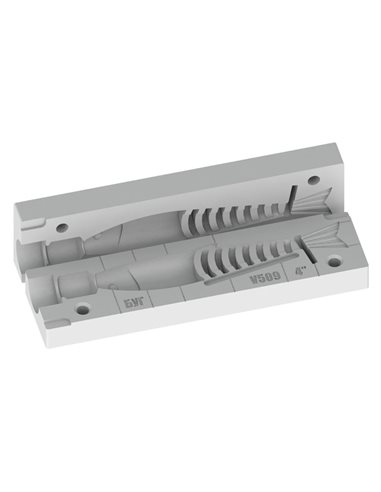 Рибальська форма для силіконових приманок Minnow 4 дюймів ID V509 від MicroKiller