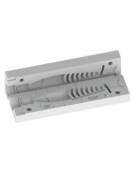 Рибальська форма для силіконових приманок Minnow 4 дюймів ID V509 від MicroKiller