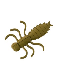 Рибальська форма для силіконових приманок Chuchundra 1,3 дюймів ID B22 від Aksenti