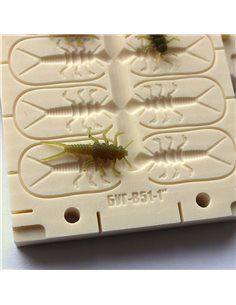 Рибальська форма для силіконових приманок StoneFly 1 дюймів ID B51 від AngryBaits