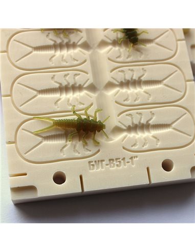 Рибальська форма для силіконових приманок StoneFly 1 дюймів ID B51 від AngryBaits