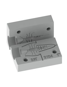 Рибальська форма для силіконових приманок MayflyNymphCustom 1 дюймів ID B104 від Bugmolds 2