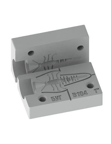 Рибальська форма для силіконових приманок MayflyNymphCustom 1 дюймів ID B104 від Bugmolds