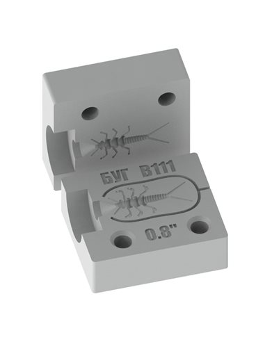 Рибальська форма для силіконових приманок StoneFly 0,8 дюймів ID B111 від AngryBaits