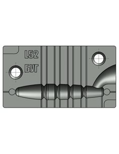 ЧПУ алюмінієва форма Нестандартное грузило Червяк 1,8inch 1-cav: 17g ID L52