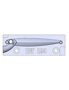 ЧПУ алюмінієва форма Пилькер Bleak Pilker 61mm 1-cav: 61mm ID L94
