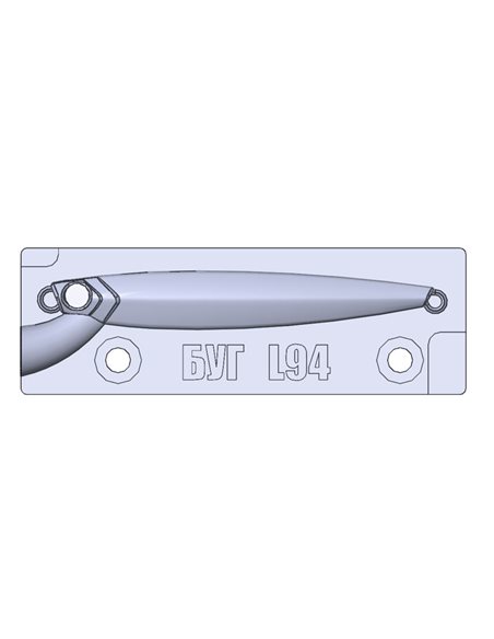 ЧПУ алюмінієва форма Пилькер Bleak Pilker 61mm 1-cav: 61mm ID L94
