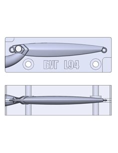 ЧПУ алюмінієва форма Пилькер Bleak Pilker 61mm 1-cav: 61mm ID L94 2
