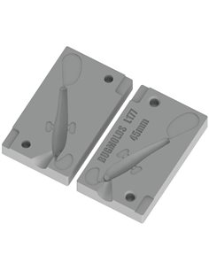 ЧПУ алюмінієва форма Пилькер JIggingRapFat_Eyes 45mm 1-cav: 45mm ID L177