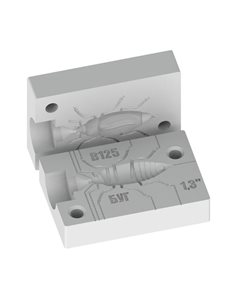 Рибальська форма для силіконових приманок MayBugBait 1,3 дюймів ID B125 від Bugmolds 2