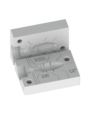 Рибальська форма для силіконових приманок MayBugBait 1,3 дюймів ID B125 від Bugmolds