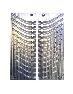 ЧПУ алюмінієва форма Джиг-головка Tungsten Casting Jig Model 12-14g 4-cav: 12-12-14-14g ID L361