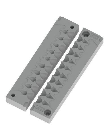 ЧПУ алюмінієва форма Джиг-головка Pelkie Ice JIg 0,44-0,88g 10-cav: 0,44-0,44-0,44-0,44-0,44-0,88-0,88-0,88-0,88-0,88 ID L412