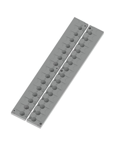 ЧПУ алюмінієва форма Джиг-головка Round Shape Clamp 10-22g 15-cav: 10-12-14-14-14-16-18-18-18-20-20-20-22-22-22g ID L438