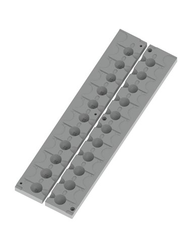 ЧПУ алюмінієва форма Джиг-головка Round Shape Clamp 24-40g 11-cav: 24-24-24-28-28-28-32-34-36-38-40g ID L439