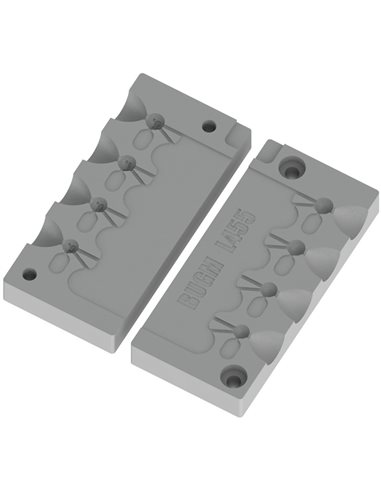 ЧПУ алюмінієва форма Джиг-головка Round Shape Corkscrew 0,5-0,8g 4-cav: 0,5-0,6-0,7-0,8g ID L455
