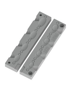 ЧПУ алюмінієва форма Нестандартное грузило Crappie Spoon 3-7g 4-cav: 3-3,5-5-7g ID L577