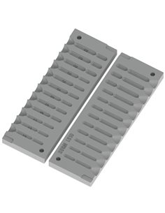 ЧПУ алюмінієва форма Дроп-шот Swivel 2-5g 12-cav: 2-2-2-3-3-3-4-4-4-5-5-5g ID L610