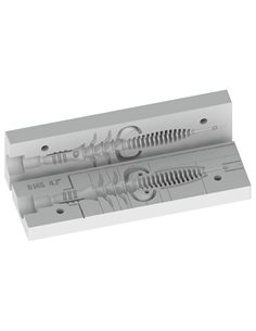 Рибальська форма для силіконових приманок KillerLarva 4,7 дюймів ID B145 від Bugmolds 2