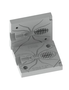Рибальська форма для силіконових приманок SpiderBaits 2,5 дюймів ID B150 від Bugmolds 2